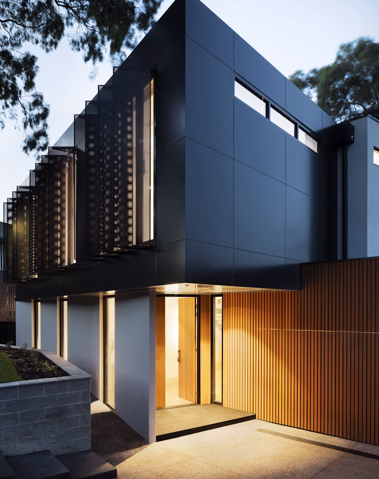 Modern home exterior